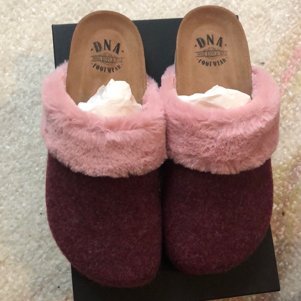Brand New Pink Slippers Size 39 Dna Brand